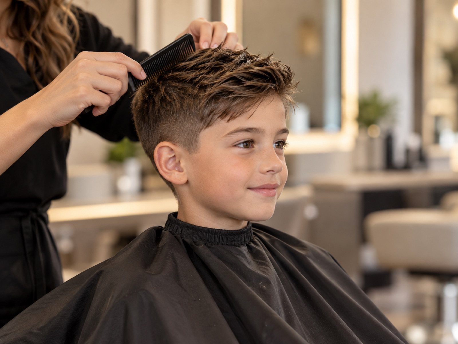 School-ready boys' haircut